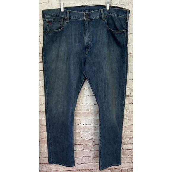 Polo Ralph Lauren Jeans Mens 40 x 32  (actual Waist 42) Hampton Straight Denim - Picture 1 of 5